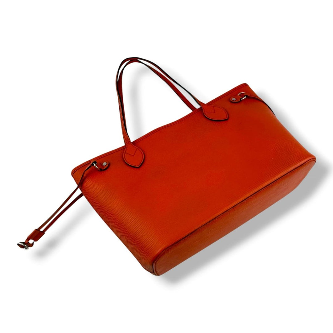 Louis Vuitton Epi Leather Orange Neverfull PM Handbag - Lux Central