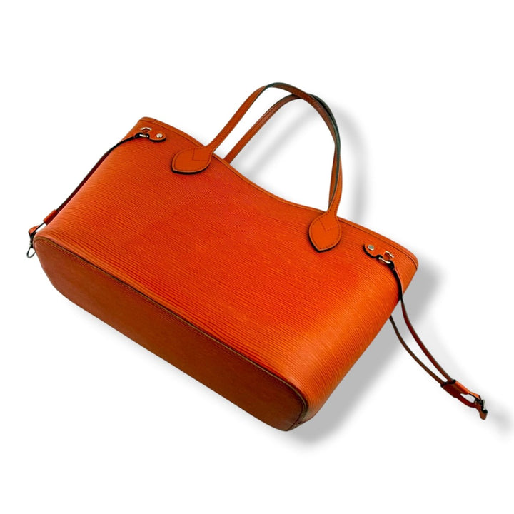 Louis Vuitton Epi Leather Orange Neverfull PM Handbag - Lux Central