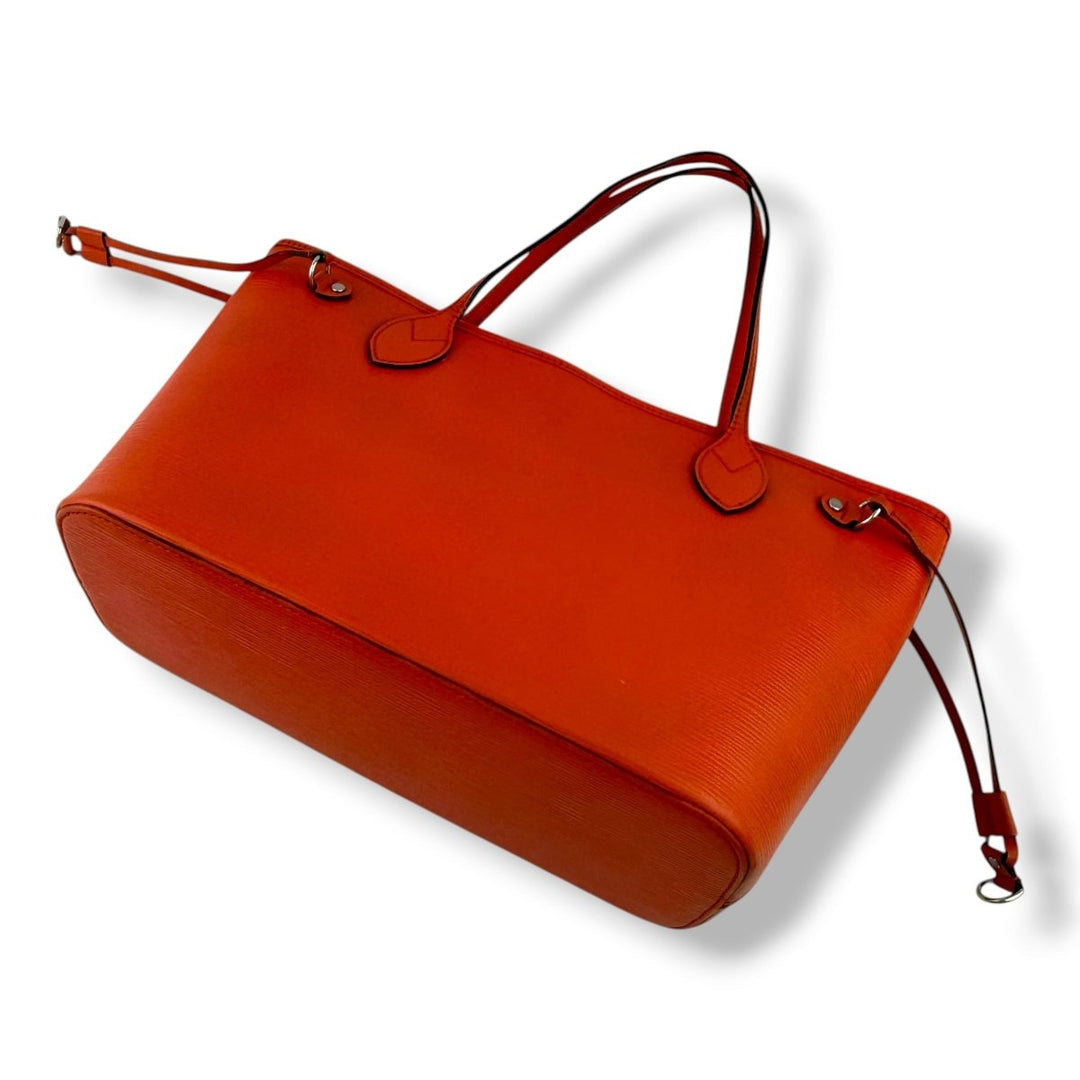 Louis Vuitton Epi Leather Orange Neverfull PM Handbag - Lux Central