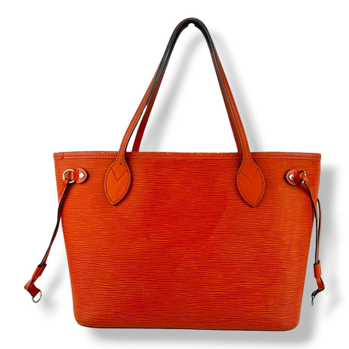 Louis Vuitton Epi Leather Orange Neverfull PM Handbag - Lux Central