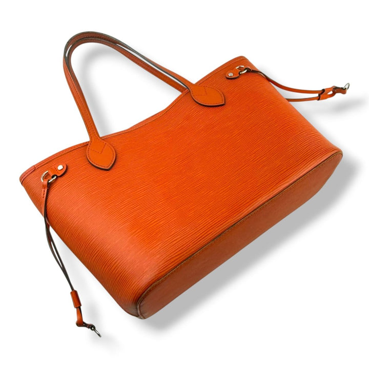 Louis Vuitton Epi Leather Orange Neverfull PM Handbag - Lux Central