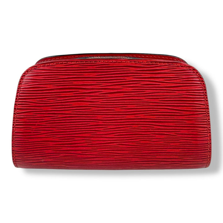 Louis Vuitton Epi Red Dauphine PM Cosmetic Pouch - Lux Central
