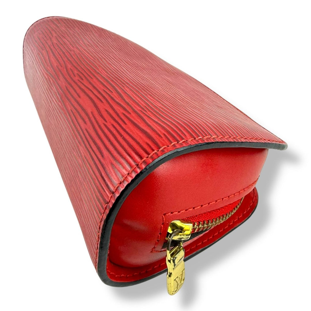 Louis Vuitton Epi Red Dauphine PM Cosmetic Pouch - Lux Central