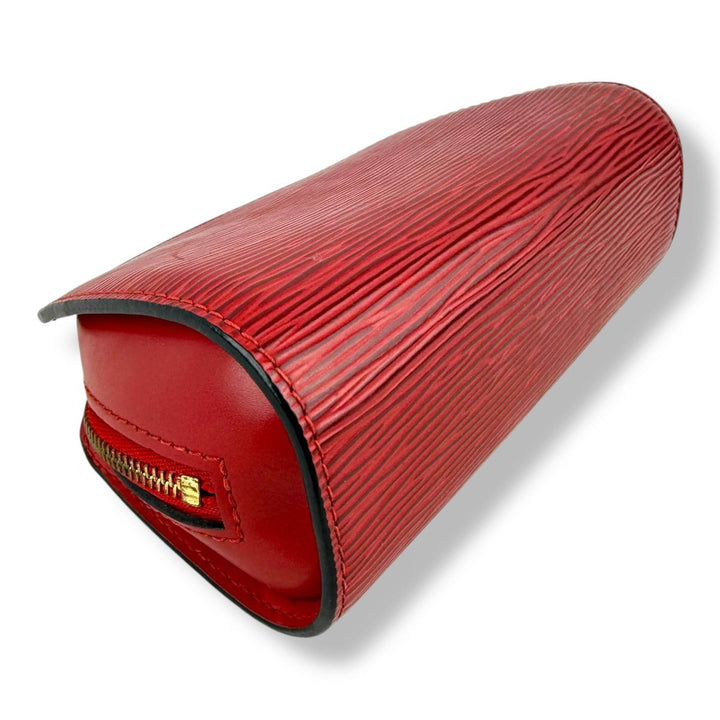 Louis Vuitton Epi Red Dauphine PM Cosmetic Pouch - Lux Central