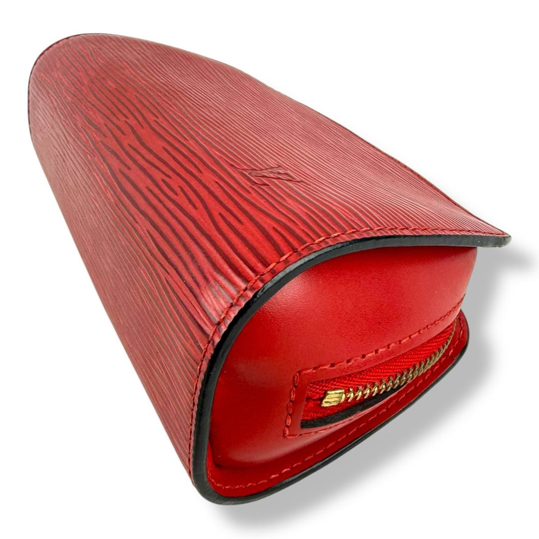 Louis Vuitton Epi Red Dauphine PM Cosmetic Pouch - Lux Central