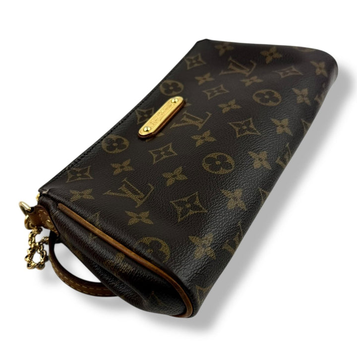 Louis Vuitton Eva Brown Monogram Crossbody Handbag - Lux Central