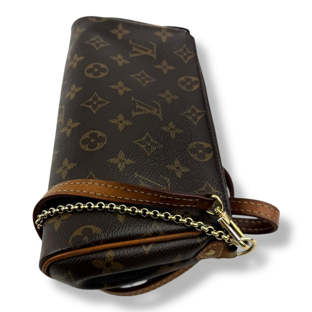 Louis Vuitton Eva Brown Monogram Crossbody Handbag - Lux Central