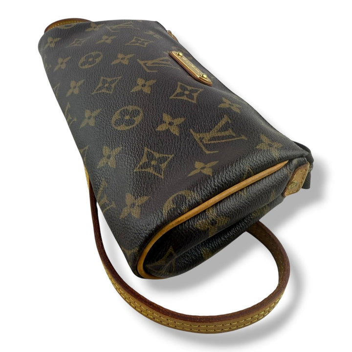 Louis Vuitton Eva Brown Monogram Crossbody Handbag - Lux Central