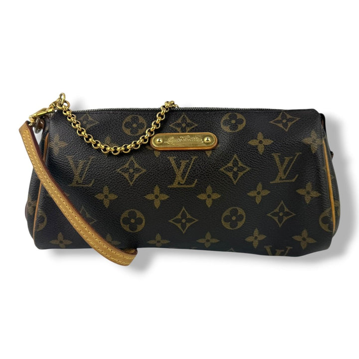 Louis Vuitton Eva Brown Monogram Crossbody Handbag - Lux Central