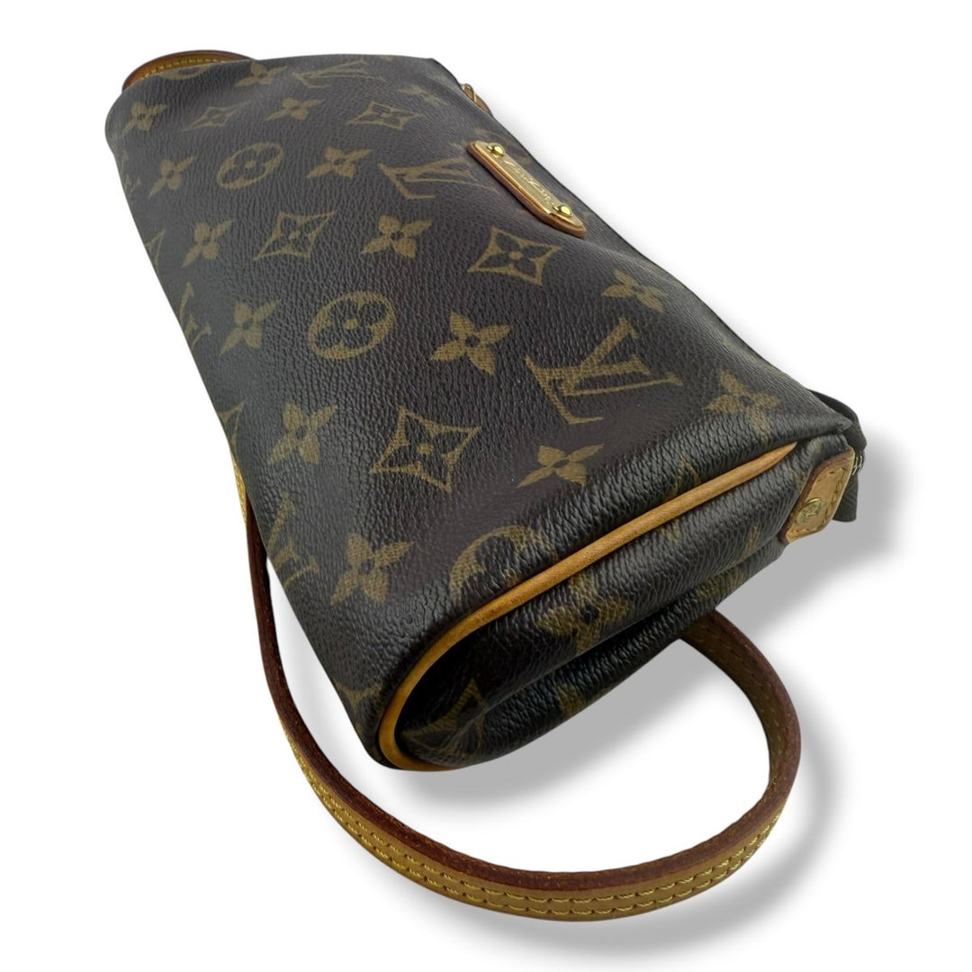 Louis Vuitton Eva Brown Monogram Crossbody Handbag - Lux Central