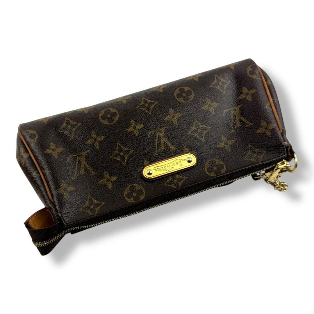 Louis Vuitton Eva Brown Monogram Crossbody Handbag - Lux Central
