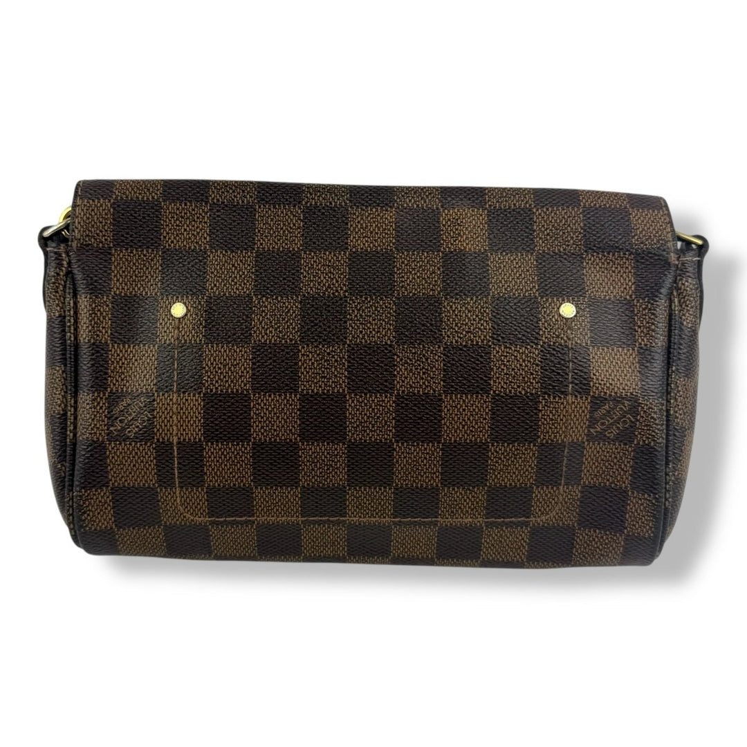 Louis Vuitton Favorite MM Brown Damier Crossbody Handbag - Lux Central