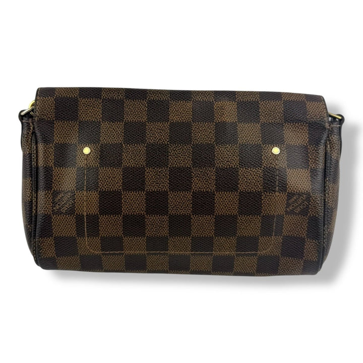 Louis Vuitton Favorite MM Brown Damier Crossbody Handbag - Lux Central