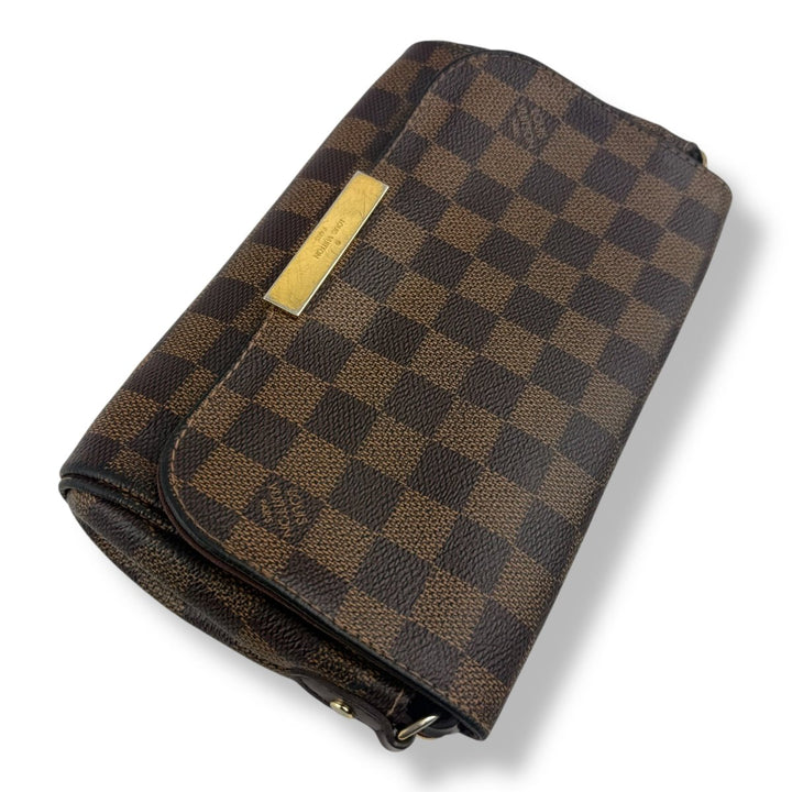 Louis Vuitton Favorite MM Brown Damier Crossbody Handbag - Lux Central