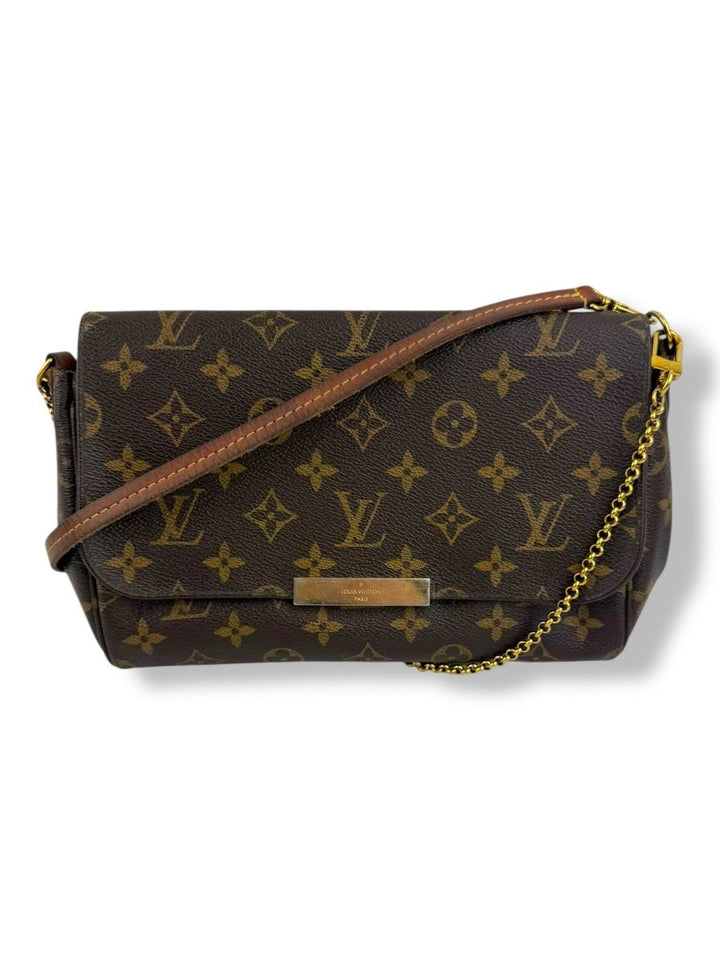 Louis Vuitton Favorite MM Brown Monogram Crossbody Handbag - Lux Central