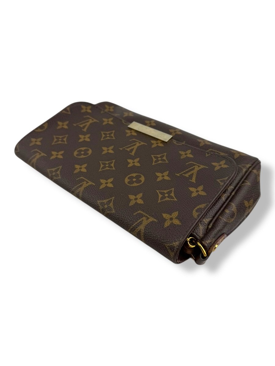 Louis Vuitton Favorite MM Brown Monogram Crossbody Handbag - Lux Central