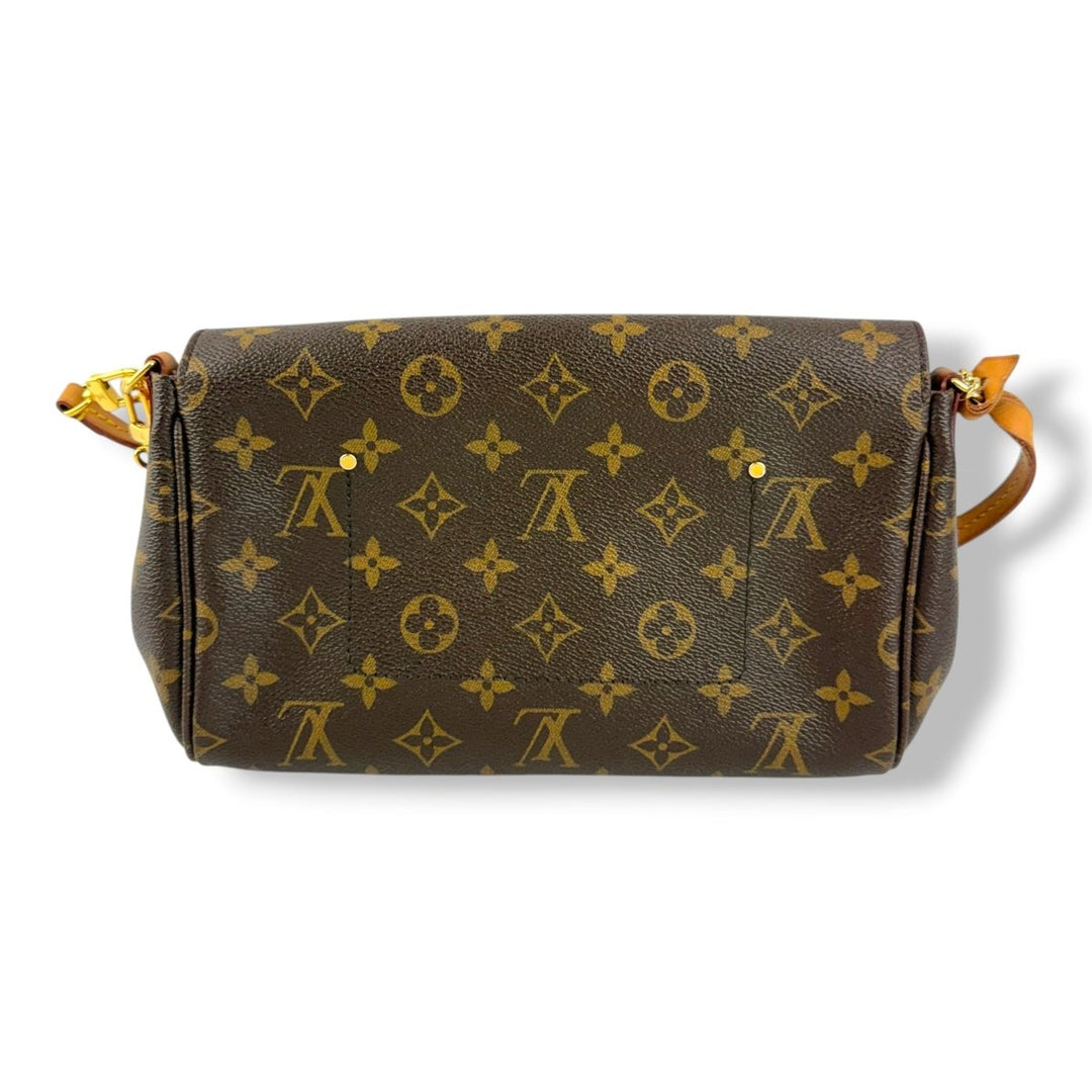 Louis Vuitton Favorite MM Brown Monogram Crossbody Handbag - Lux Central