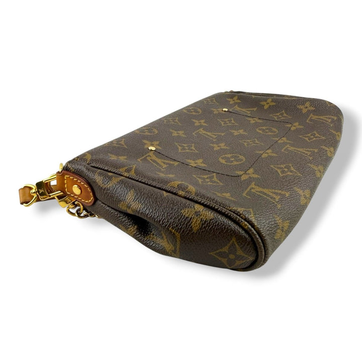 Louis Vuitton Favorite MM Brown Monogram Crossbody Handbag - Lux Central