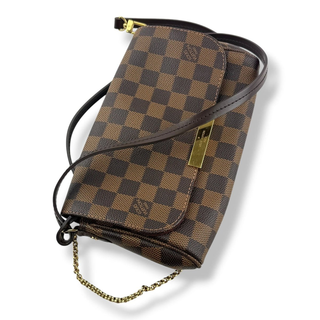 Louis Vuitton Favorite PM Brown Damier Crossbody Handbag - Lux Central