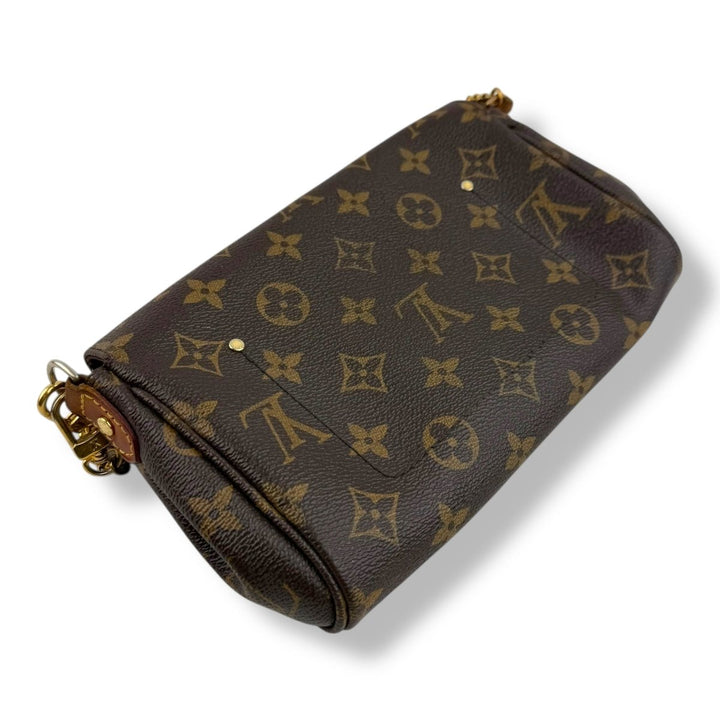 Louis Vuitton Favourite PM Brown Monogram Crossbody Handbag - Lux Central