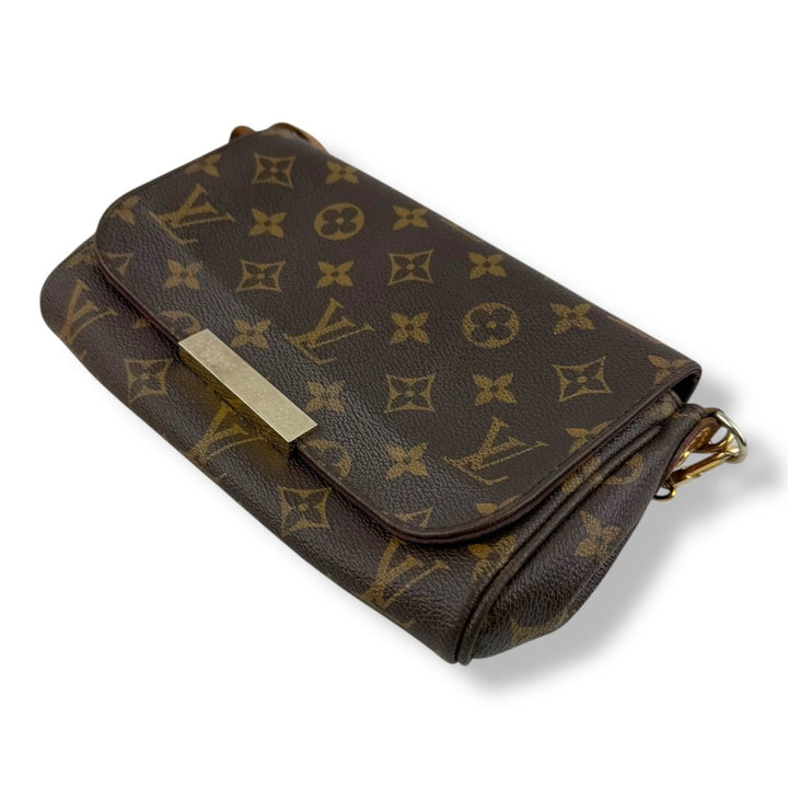 Louis Vuitton Favourite PM Brown Monogram Crossbody Handbag - Lux Central