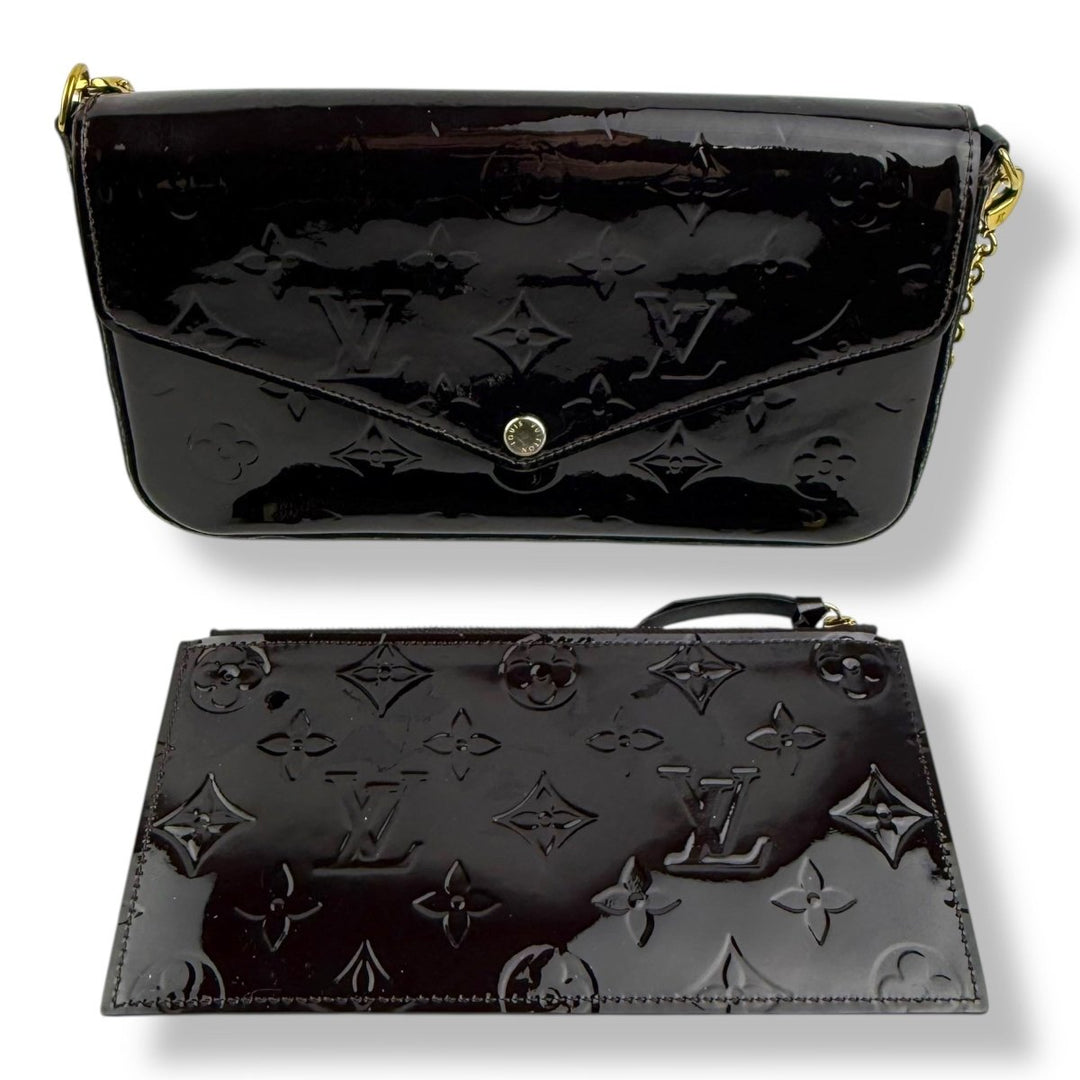 Louis Vuitton Felicie Pochette Amarante Handbag - Lux Central