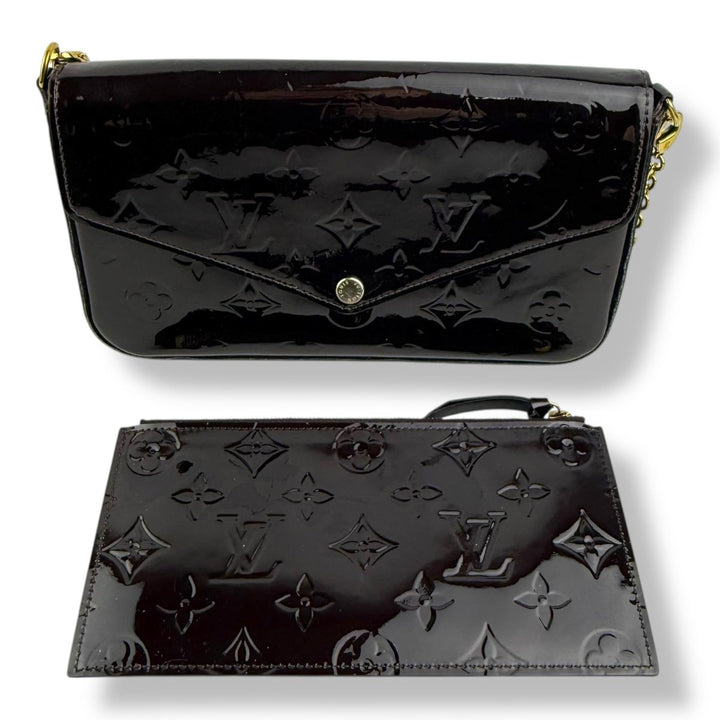 Louis Vuitton Felicie Pochette Amarante Handbag - Lux Central