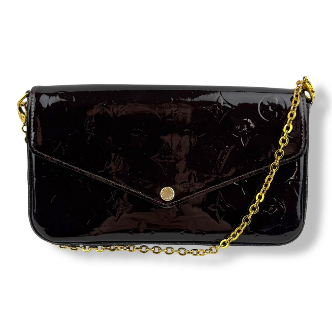 Louis Vuitton Felicie Pochette Amarante Handbag - Lux Central