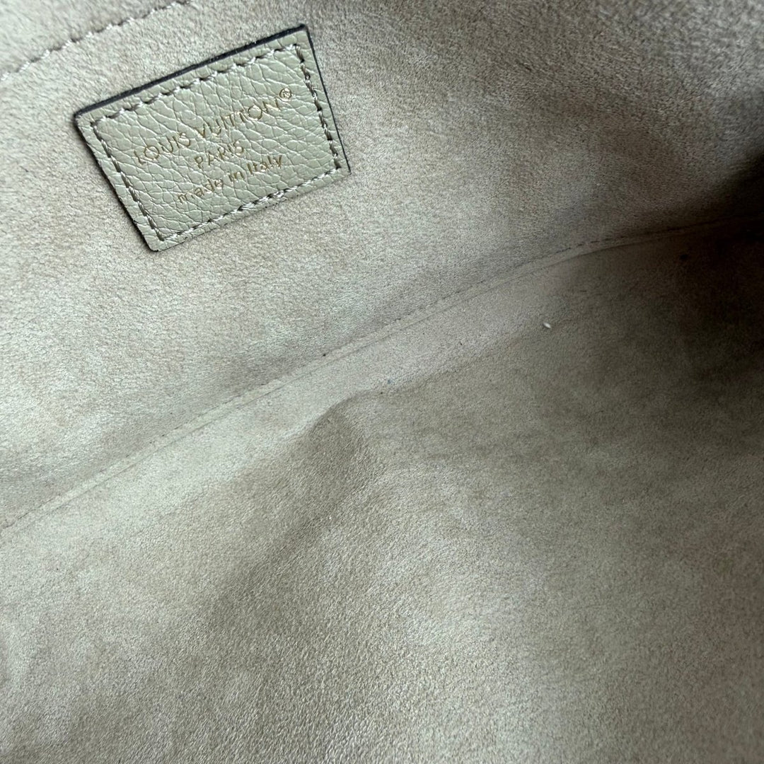 Louis Vuitton Felicie Pochette Beige Empreinte Leather Handbag W/Inserts - Lux Central