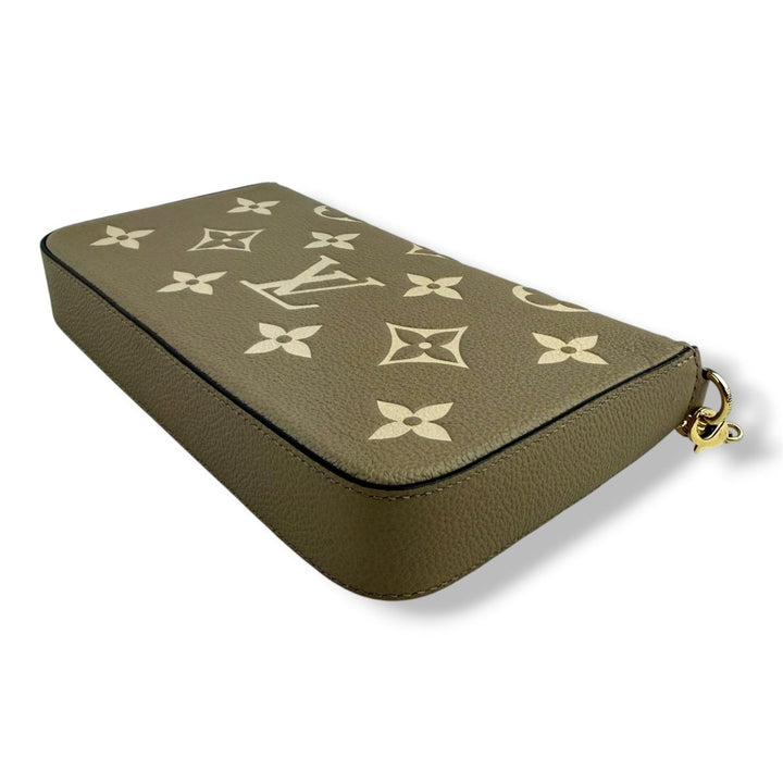 Louis Vuitton Felicie Pochette Beige Empreinte Leather Handbag W/Inserts - Lux Central