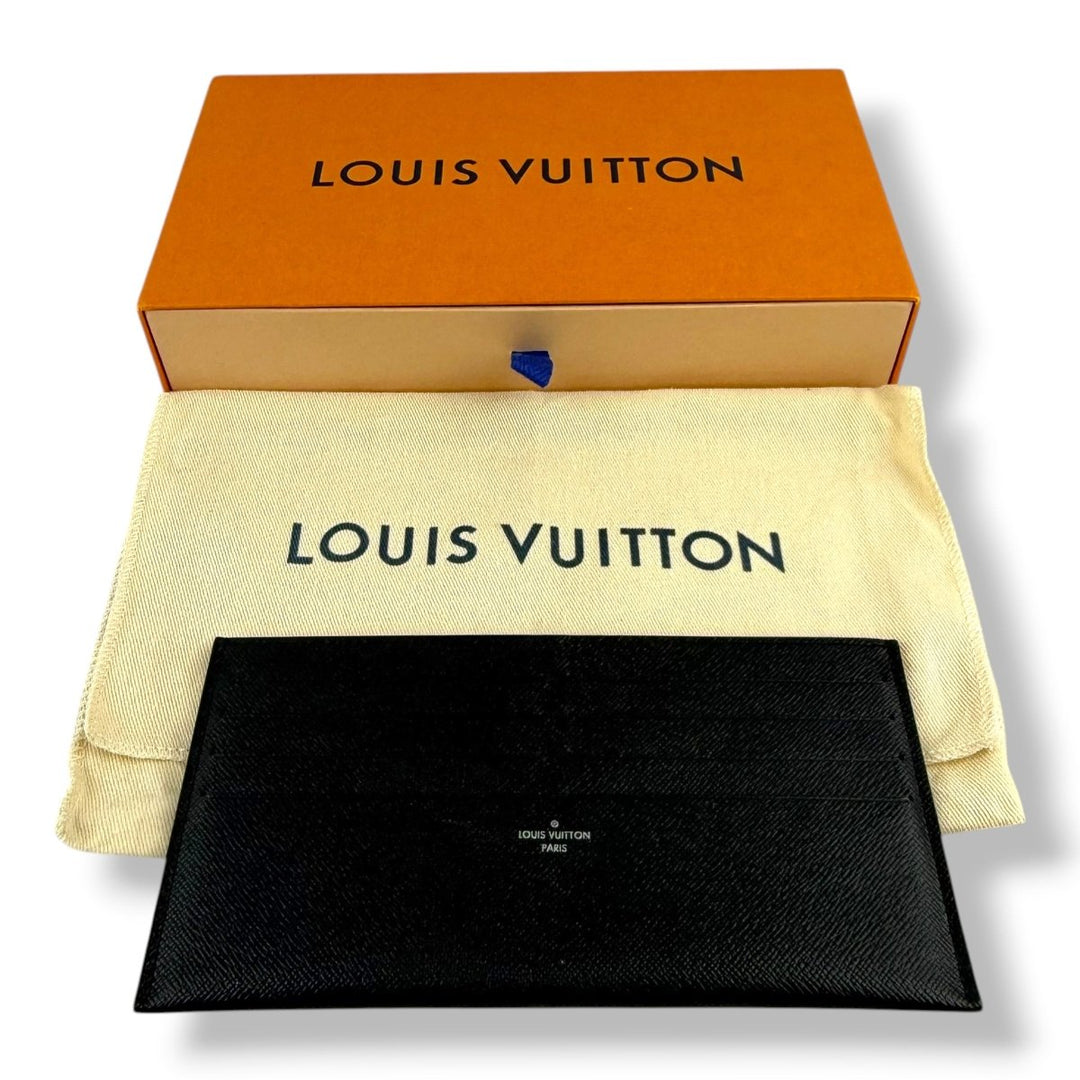 Louis Vuitton Felicie Pochette Black Epi Leather Handbag W/Insert - Lux Central
