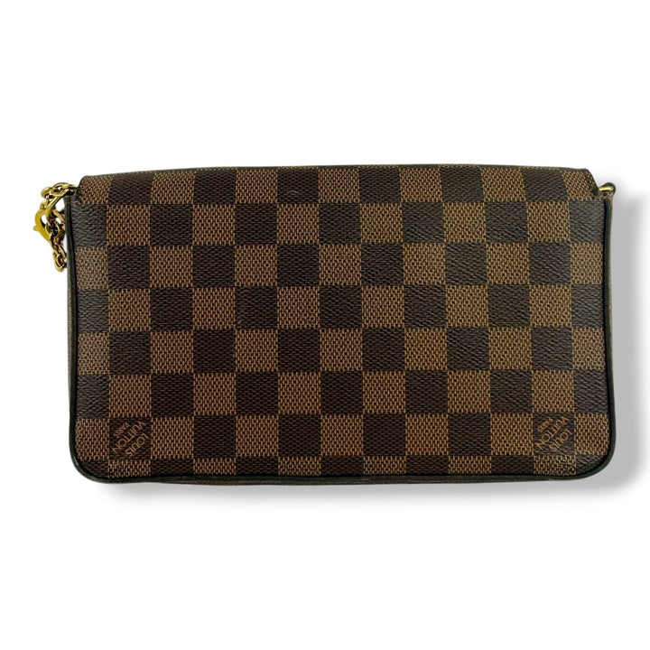 Louis Vuitton Felicie Pochette Brown Damier Handbag - Lux Central