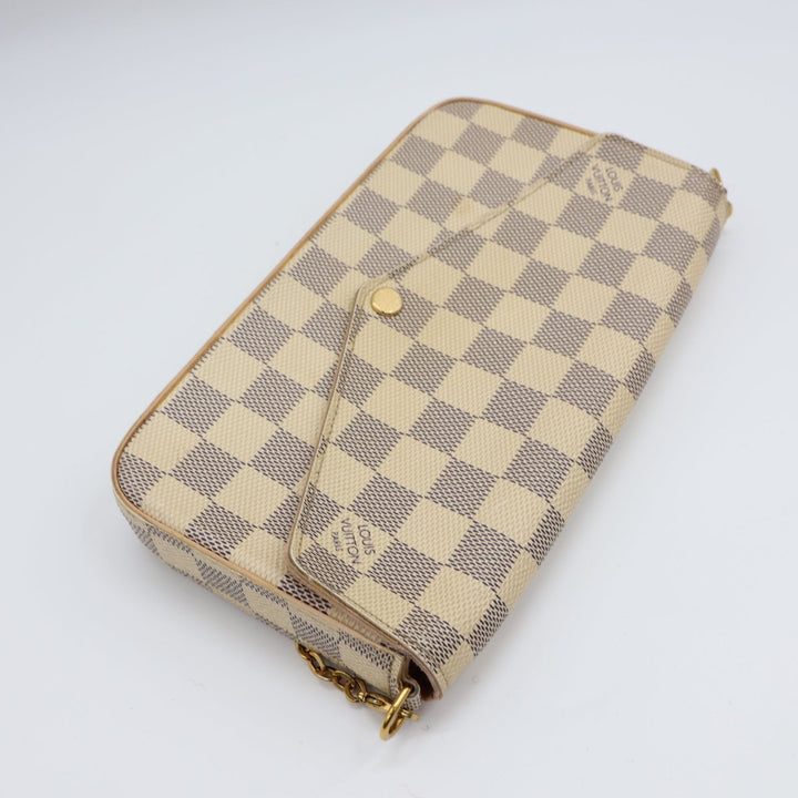Louis Vuitton Felicie Pochette Damier Azur Handbag - Lux Central