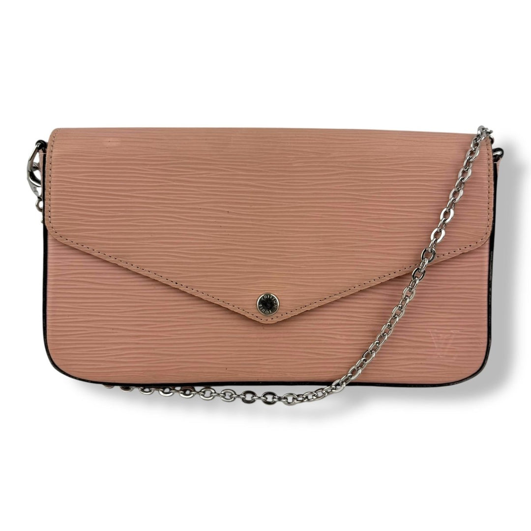 Louis Vuitton Felicie Pochette Pink Epi Handbag - Lux Central