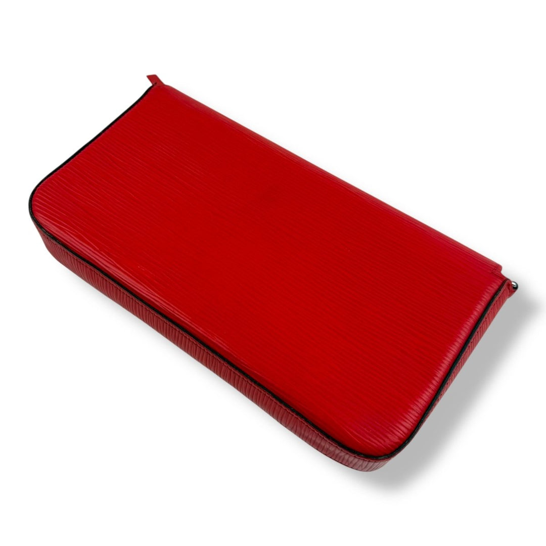 Louis Vuitton Felicie Pochette Red Epi Leather Handbag - Lux Central