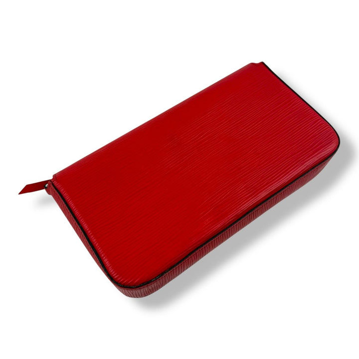 Louis Vuitton Felicie Pochette Red Epi Leather Handbag - Lux Central