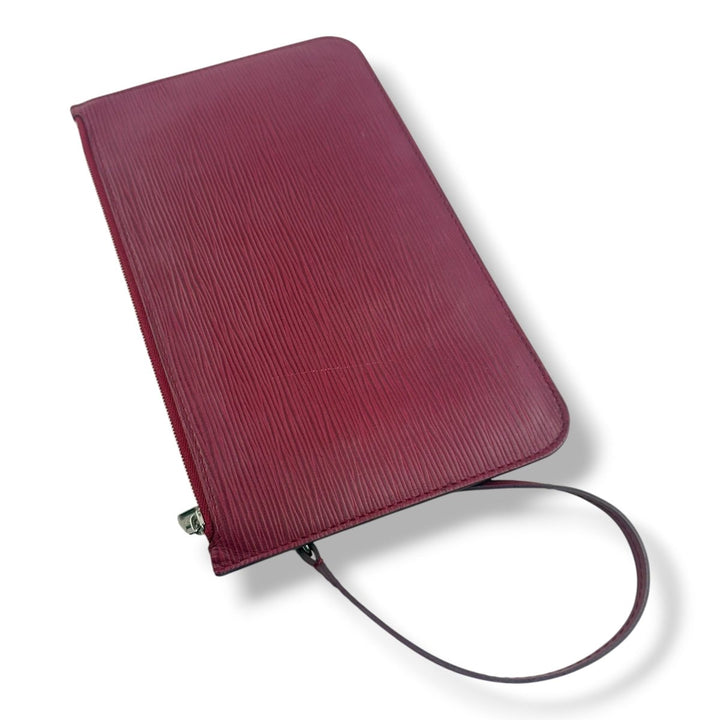 Louis Vuitton Fuchsia Epi Neverfull MM Clutch Pouch - Lux Central