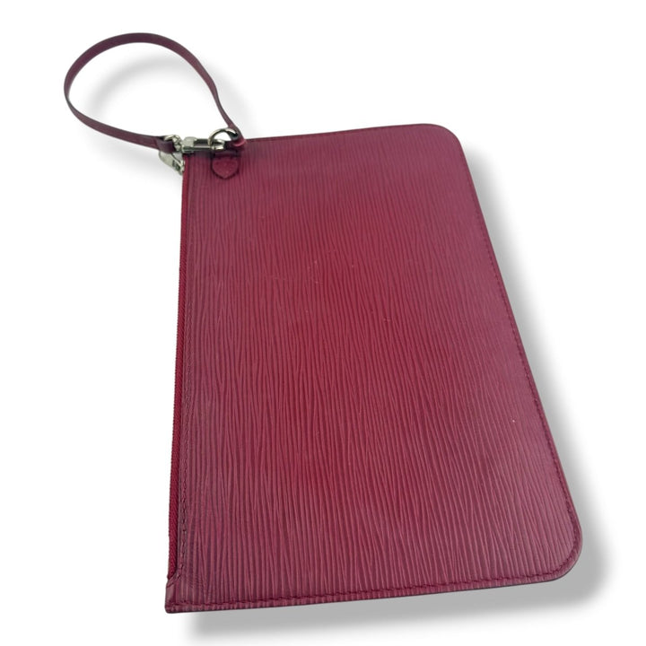 Louis Vuitton Fuchsia Epi Neverfull MM Clutch Pouch - Lux Central