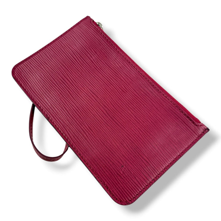 Louis Vuitton Fuchsia Epi Neverfull PM Clutch Pouch - Lux Central