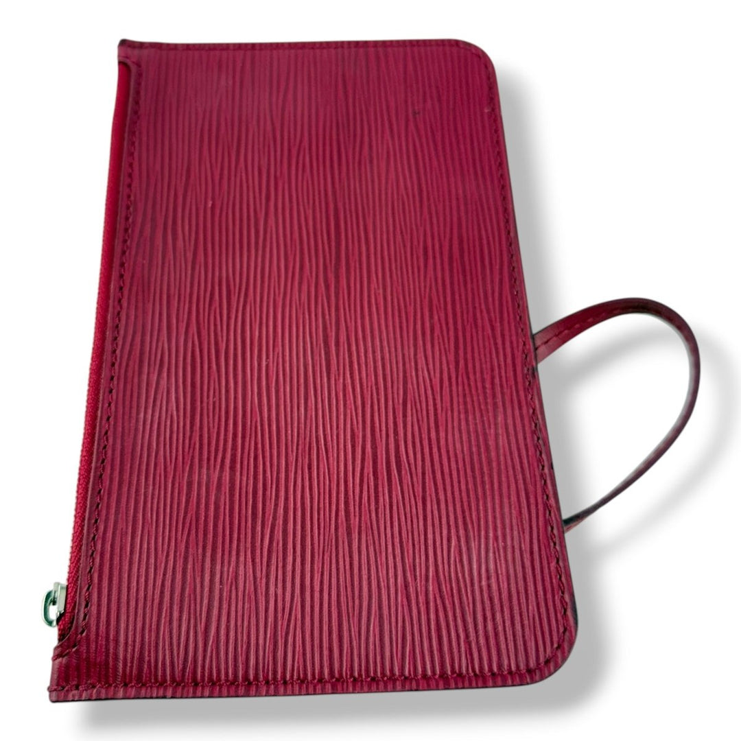 Louis Vuitton Fuchsia Epi Neverfull PM Clutch Pouch - Lux Central