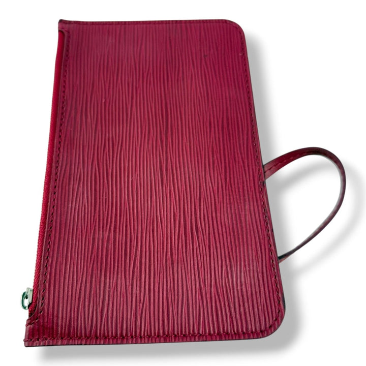 Louis Vuitton Fuchsia Epi Neverfull PM Clutch Pouch - Lux Central
