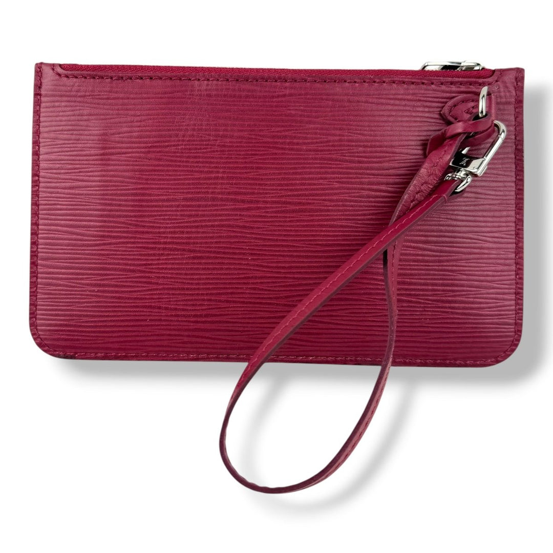 Louis Vuitton Fuchsia Epi Neverfull PM Clutch Pouch - Lux Central