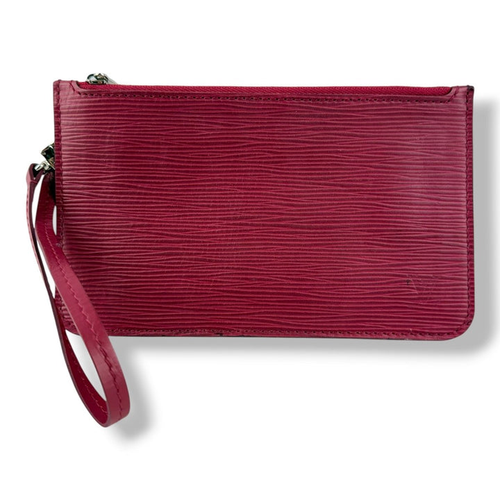 Louis Vuitton Fuchsia Epi Neverfull PM Clutch Pouch - Lux Central