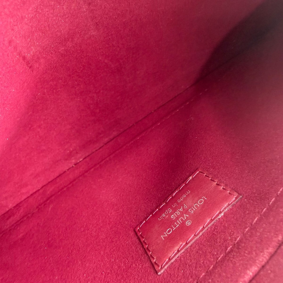 Louis Vuitton Fuschia Neverfull Epi Clutch Pouch - Lux Central