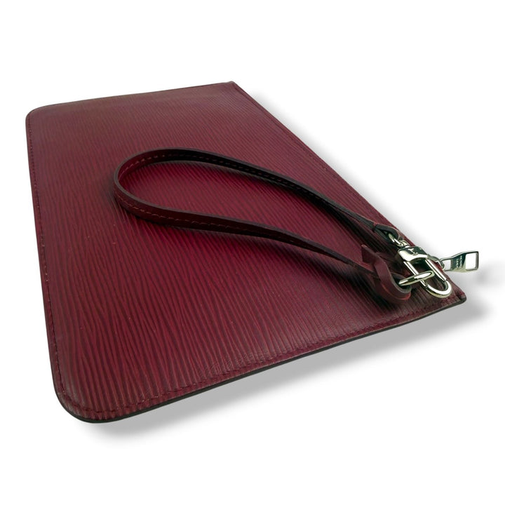 Louis Vuitton Fuschia Neverfull Epi Clutch Pouch - Lux Central