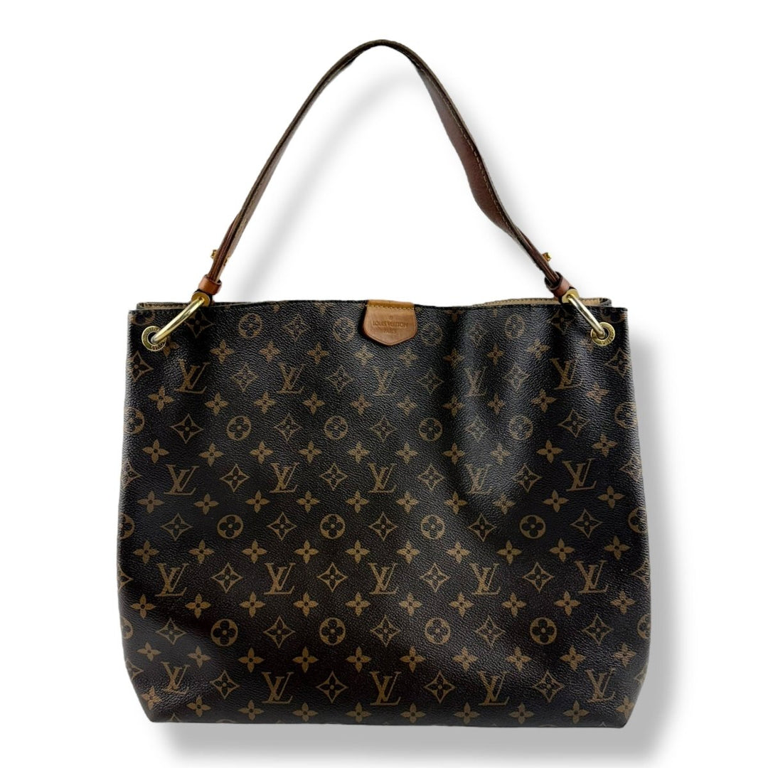 Louis Vuitton Graceful MM Brown Monogram Handbag - Lux Central