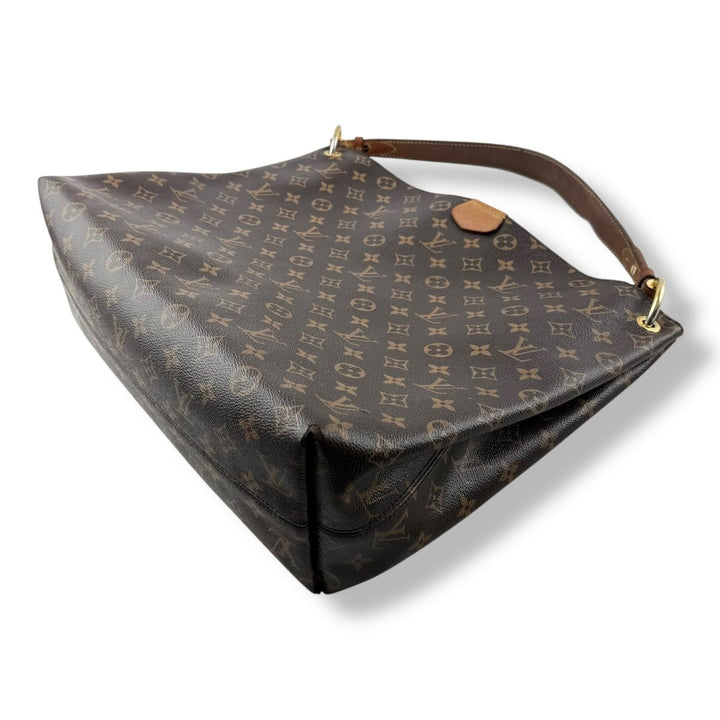 Louis Vuitton Graceful MM Brown Monogram Handbag - Lux Central