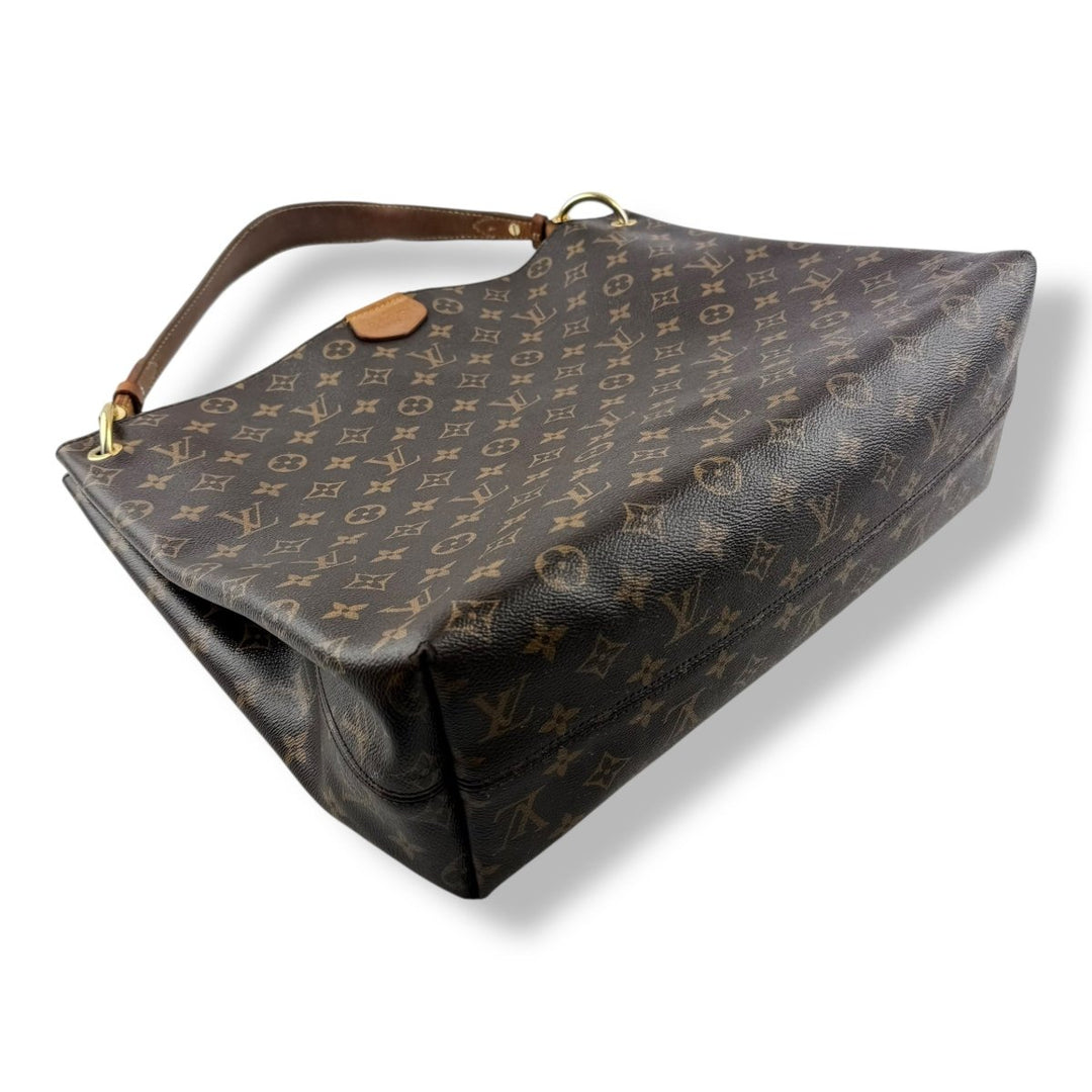 Louis Vuitton Graceful MM Brown Monogram Handbag - Lux Central