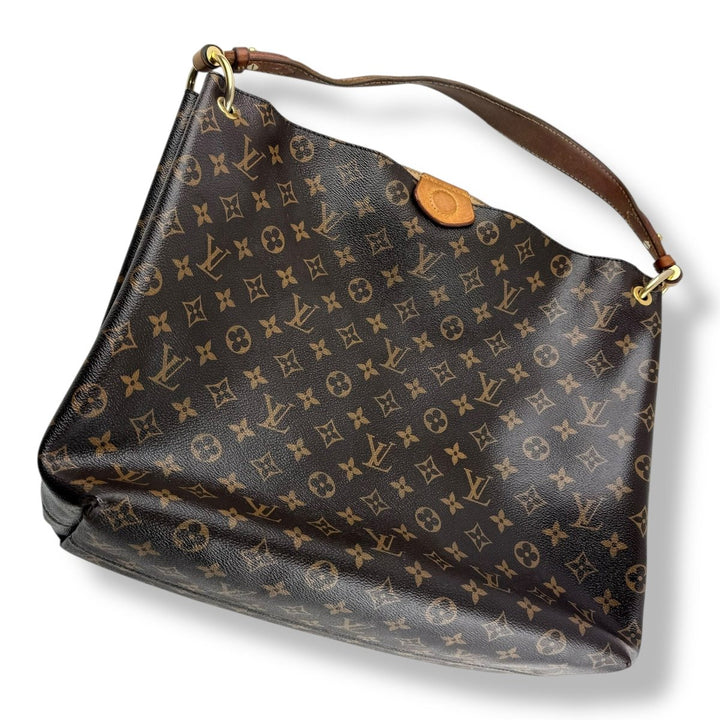 Louis Vuitton Graceful MM Brown Monogram Handbag - Lux Central