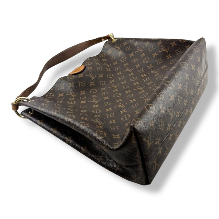 Louis Vuitton Graceful MM Brown Monogram Handbag - Lux Central